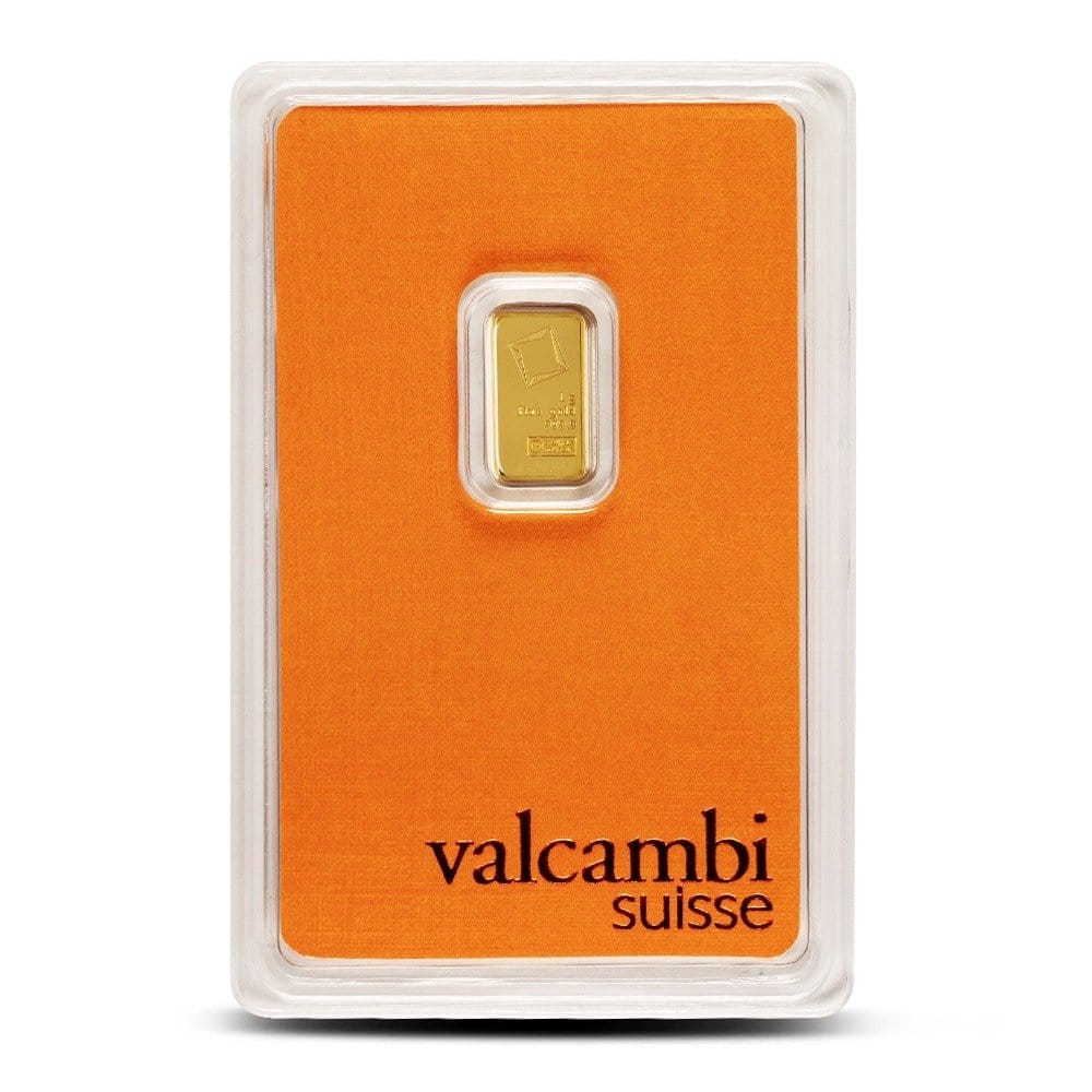 Buy 1 Gram Valcambi Gold Bar