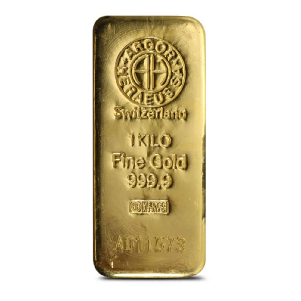 Buy 1 Kilo Argor Heraeus Gold Bar