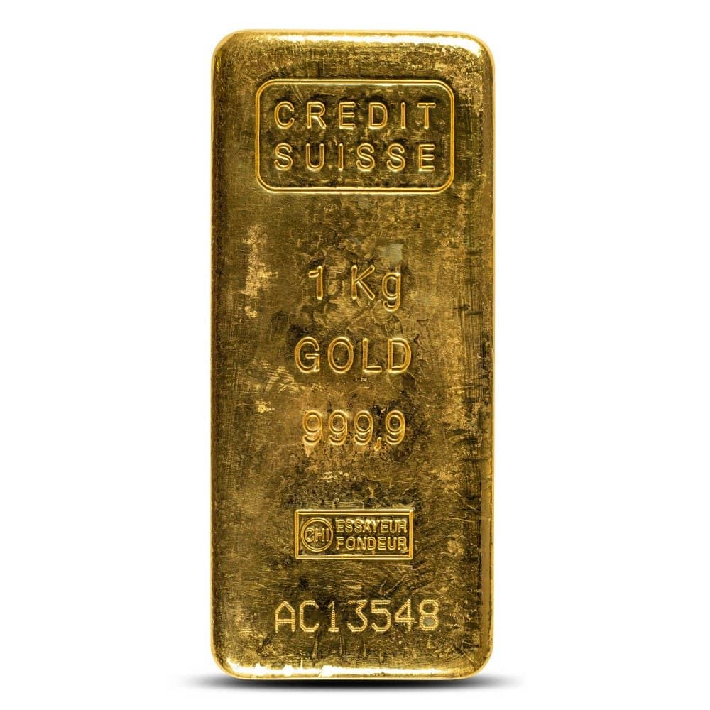 Buy 1 Kilo Credit Suisse Gold Bar