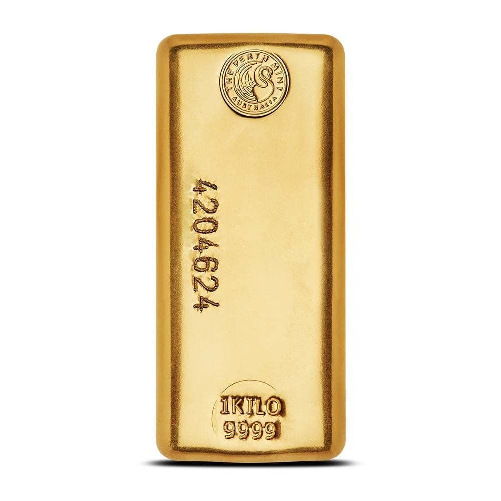 1 Kilo Perth Mint Cast Gold Bar