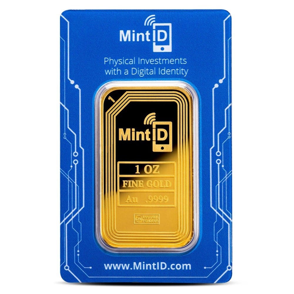 1 oz MintID Gold Bar For Sale