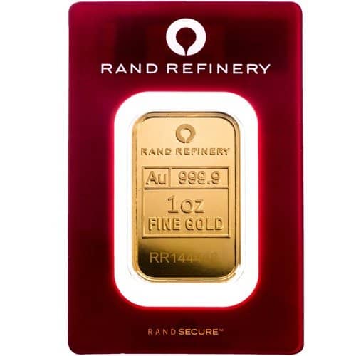 Buy 1 oz Rand Refinery Gold Bar