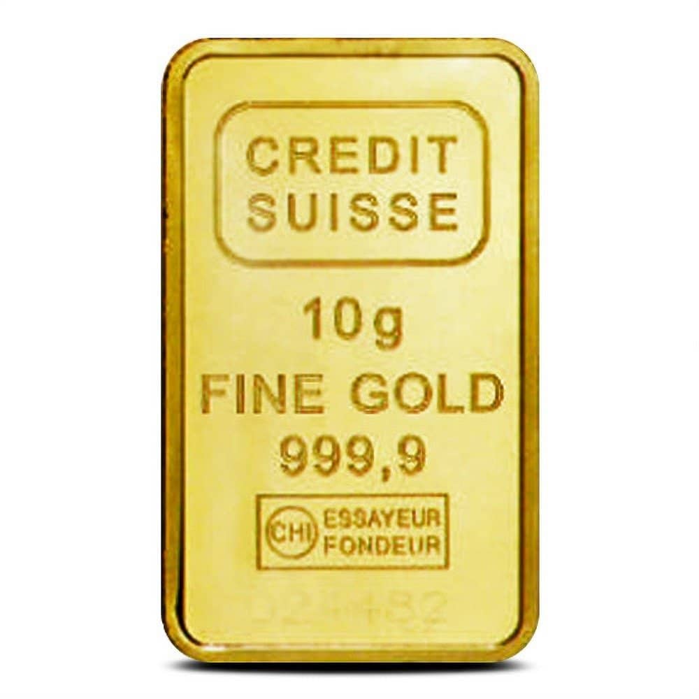 Buy 10 Gram Credit Suisse Gold Bar