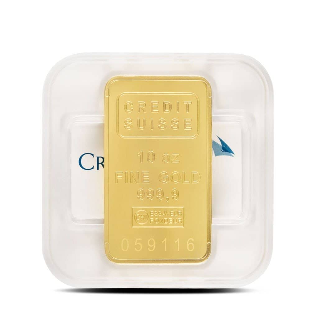 Buy 10 oz Credit Suisse Gold Bar