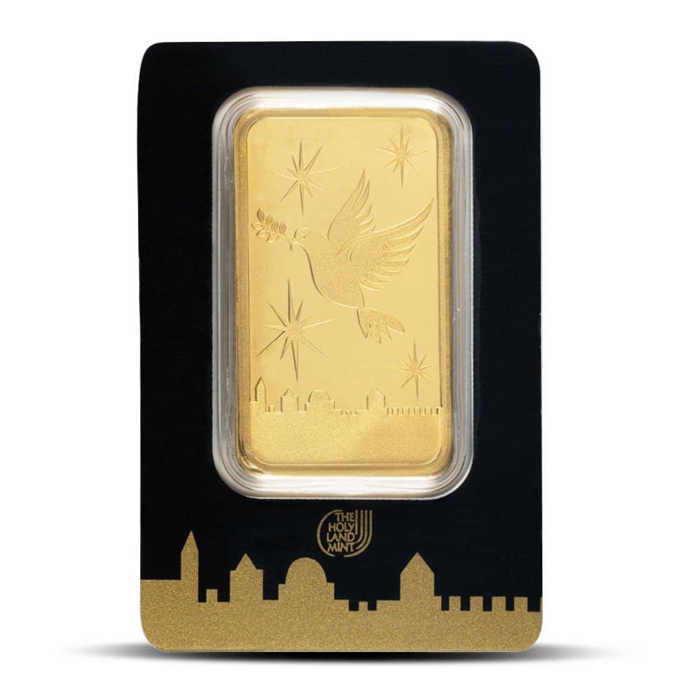 100 Gram The Holy Land Mint Gold Bar