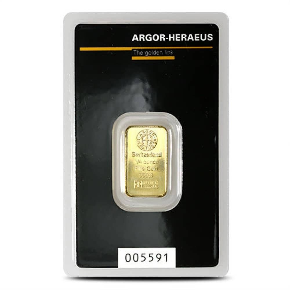 Buy 1/4 oz Argor Heraeus Gold Bar