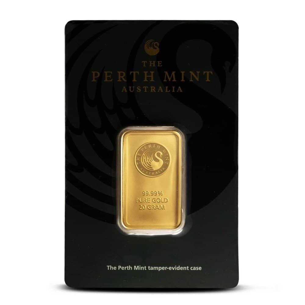 Buy 20 Gram Perth Mint Gold Bar