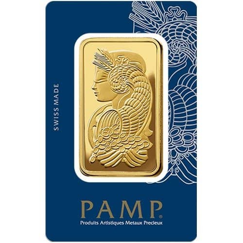 250 gram Pamp Suisse Fortuna Gold Bar