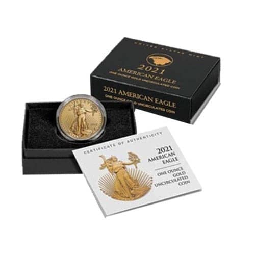 1 oz Burnished American Gold Eagle C