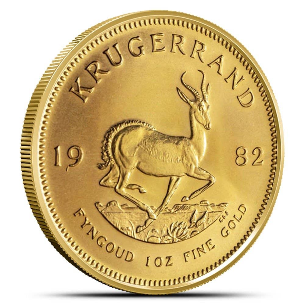 1982 1 oz South African Gold Krugerra