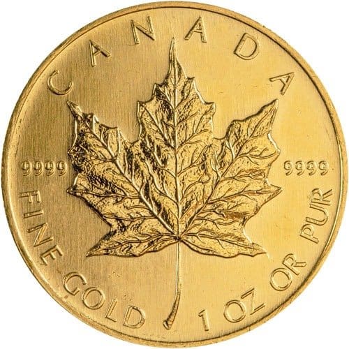 2004 1 oz Canadian Gold Maple Leaf Co