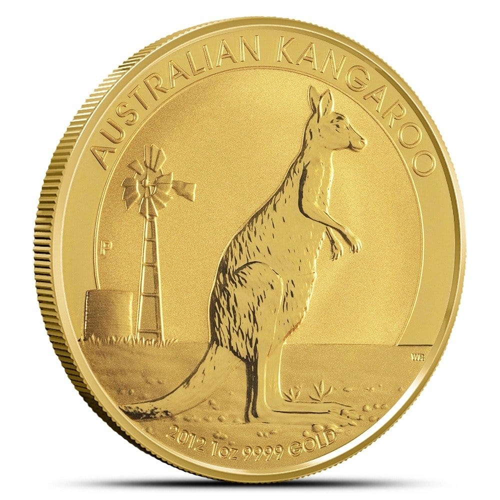 2012 1 oz Australian Gold Kangaroo