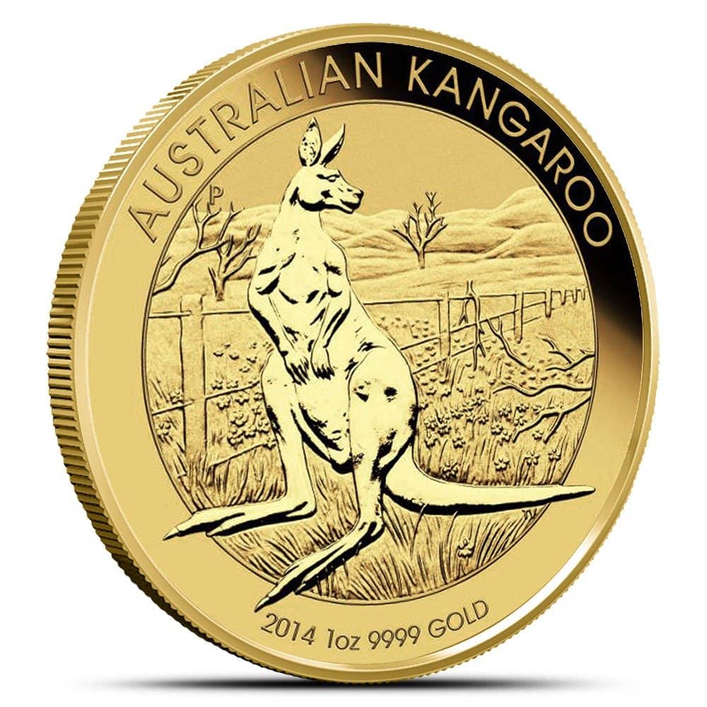 2014 1 oz Australian Gold Kangaroo Co