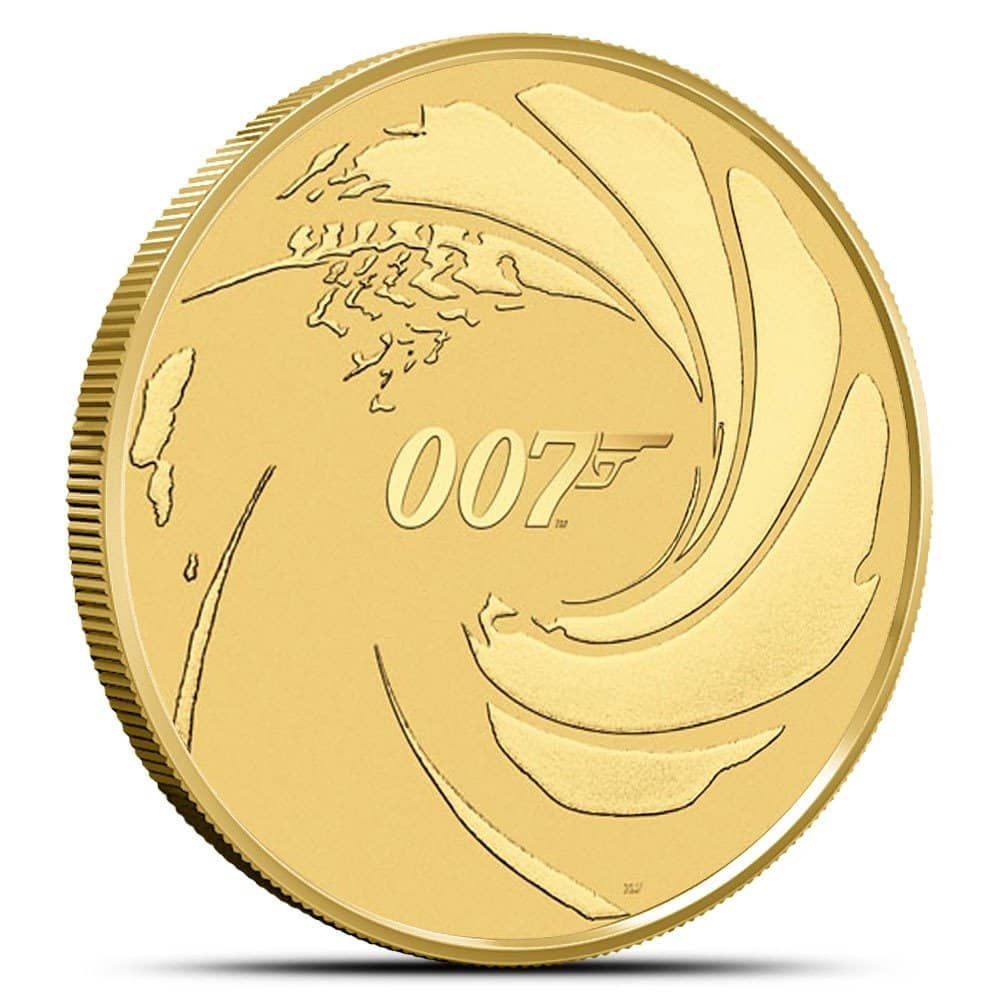 1 oz Tuvalu James Bond Series 007 Gol