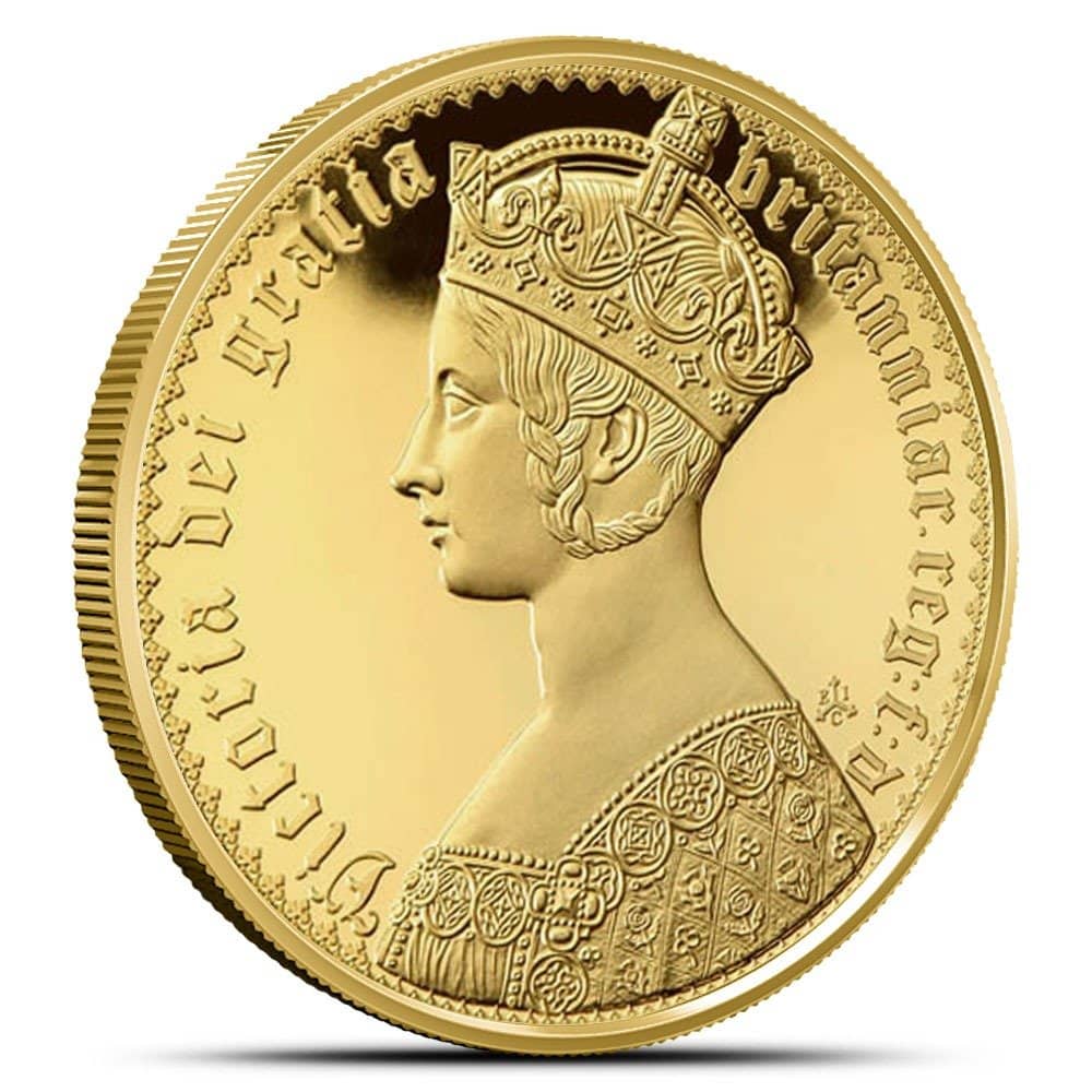 2022 1 oz Proof St. Helena Gold Gothi