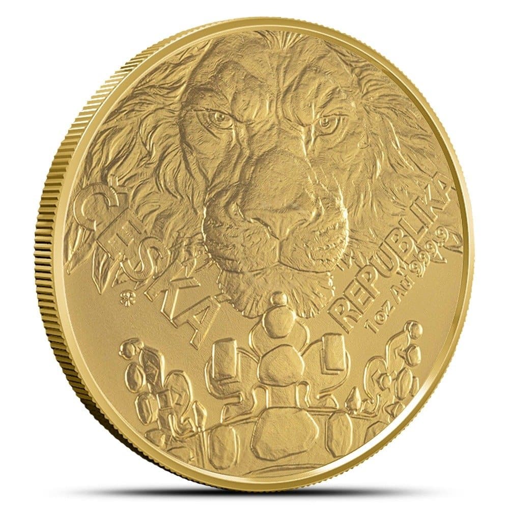 2023 1 oz Niue Czech Lion Gold Coin