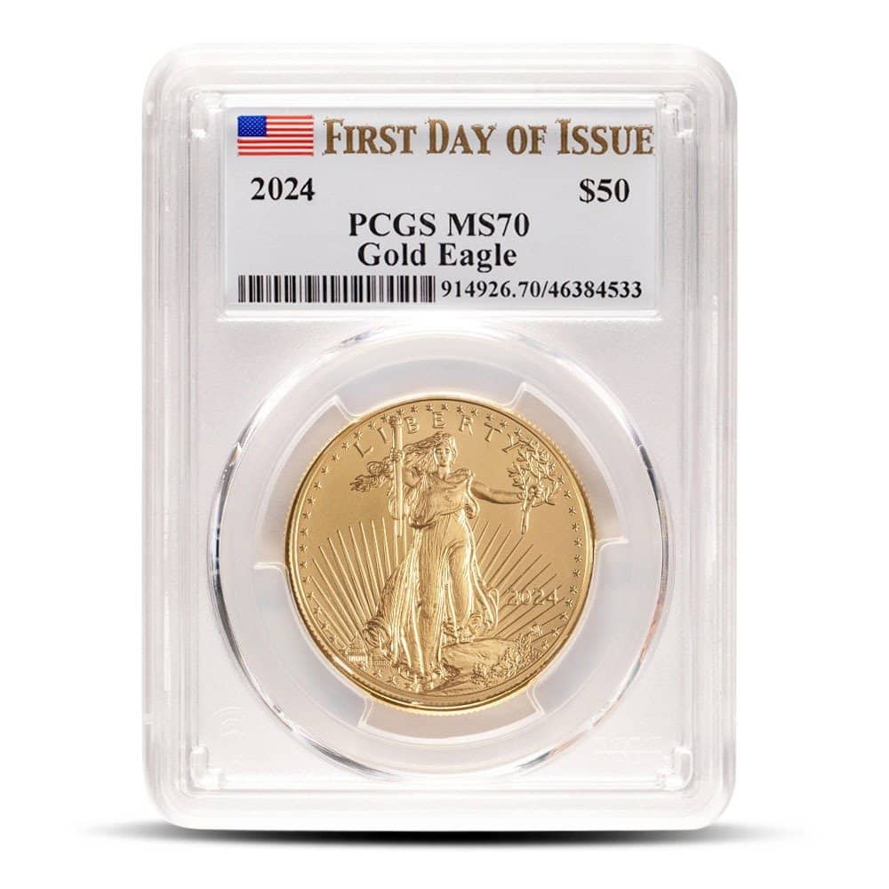 1 oz American Gold Eagle Coin PCGS MS