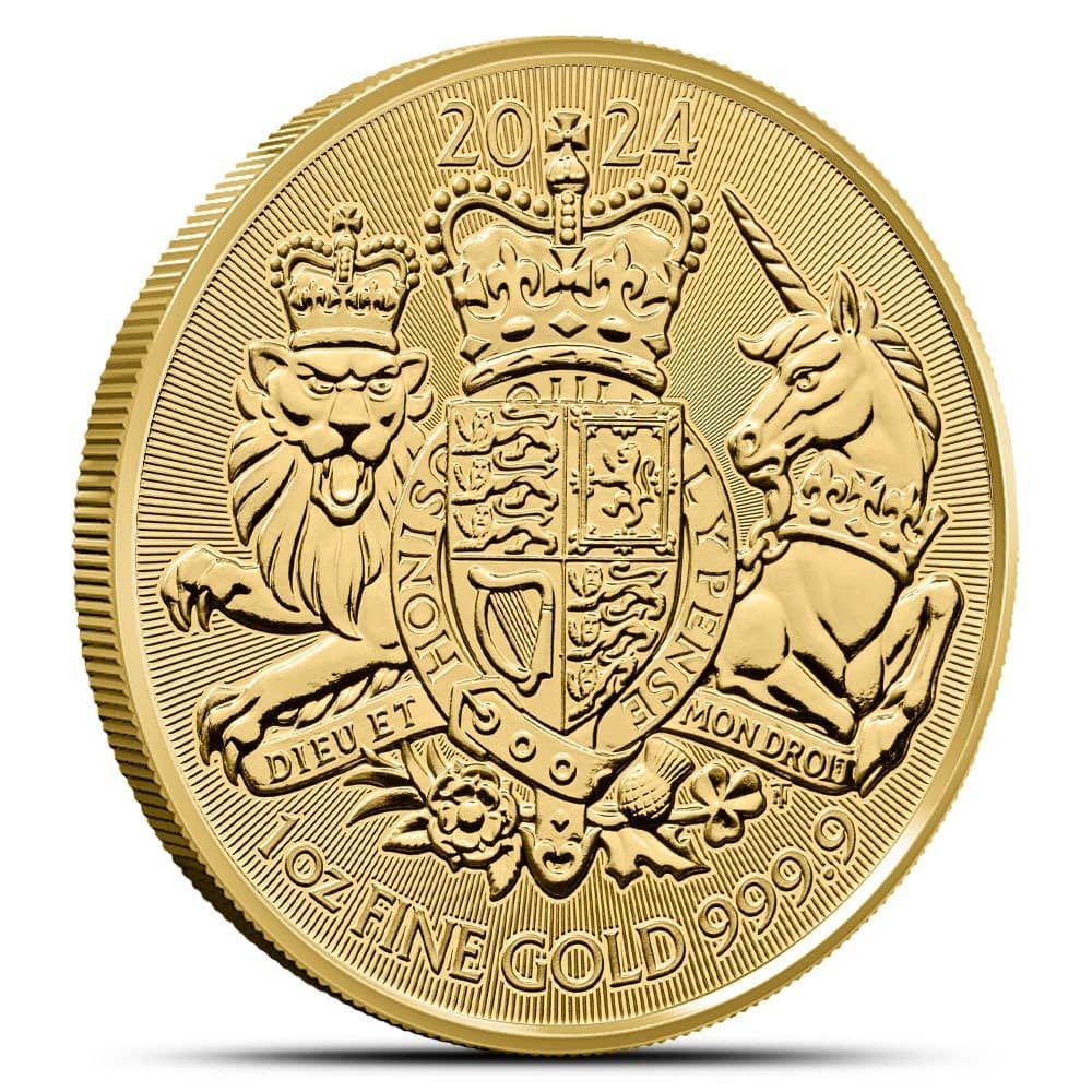 2024 1 oz British Gold Royal Arms Coi