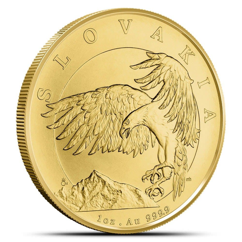 2024 1 oz Niue Gold Slovakia Eagle Co