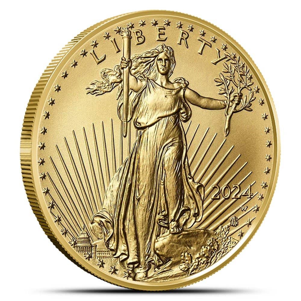 2024-W 1 oz Burnished American Gold