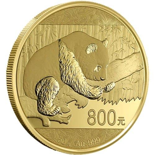 50 Gram Proof Chinese Gold Panda Coin